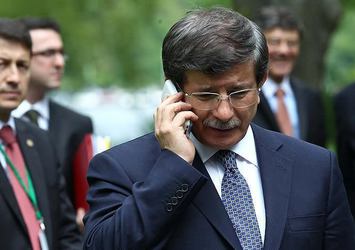 Davutoğlu'ndan şehit ailelerine taziye telefonu