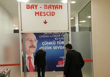 CHP'nin mescid saygısızlığı!
