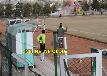 Futbolcu, yöneticisine yumruk attı