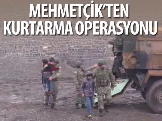 Mehmetçik'ten kurtarma operasyonu