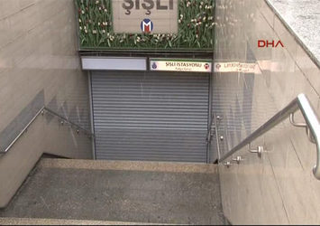 Şişli-Mecidiyeköy metrosunda bomba paniği!