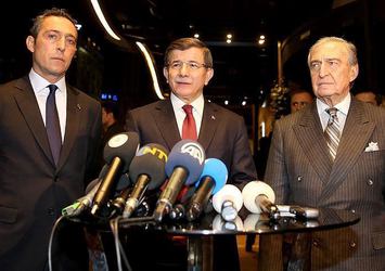 Davutoğlu Koç ailesine taziye ziyaretinde bulundu