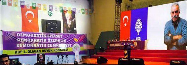 HDP 2. Olağan Kongresi'nde Atatürk posteri - 1