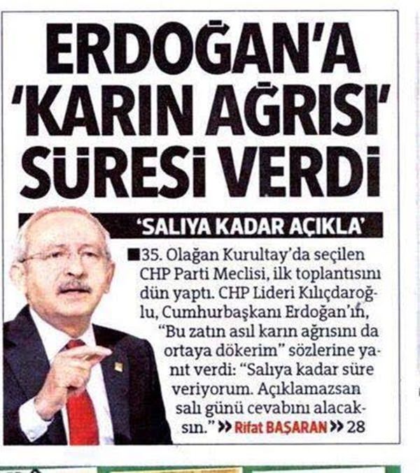 Hürriyet yine Erdoğan’ı hedef aldı