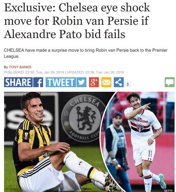 Robin van Persie adaya dönüyor!
