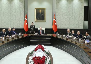 MGK toplantısı sona erdi