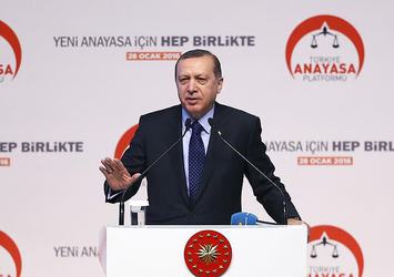 Erdoğan: Dünyayı onların başına yıkarız!