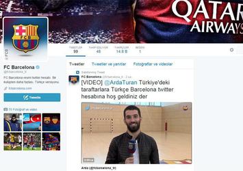 Barcelona'dan Türkçe twitter hesabı
