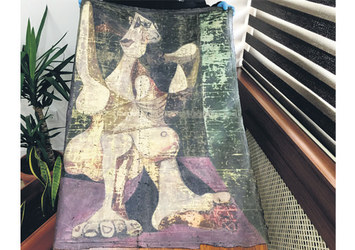 Aksaray'da Picasso bulundu