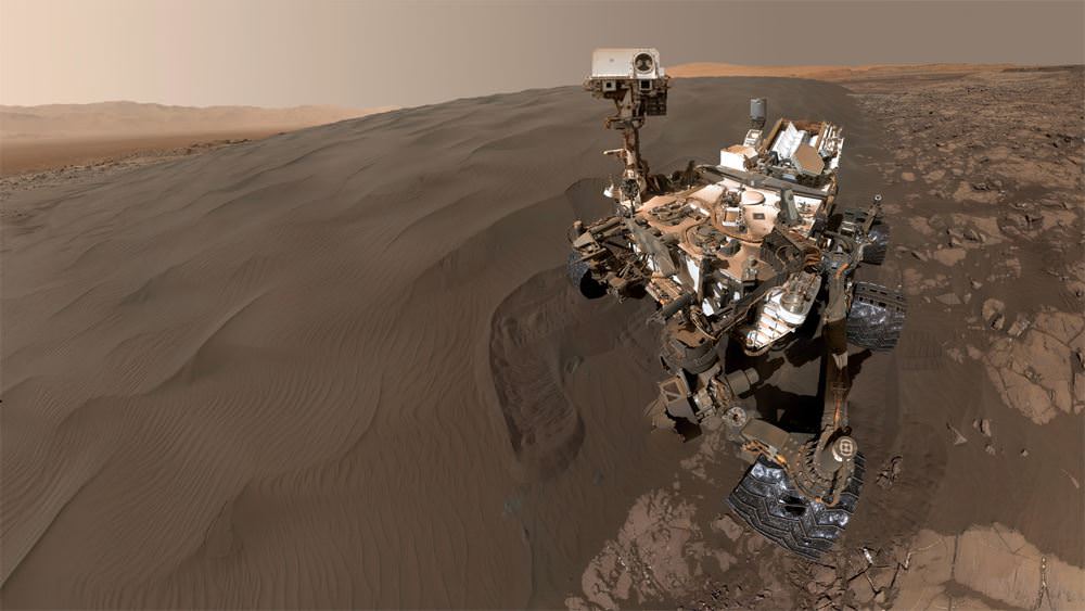 NASA Curiosity'nin Mars selfiesini yayınladı - 1