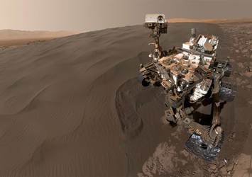 NASA Curiosity'nin Mars selfiesini yayınladı