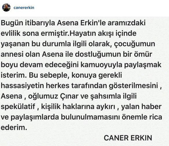 Caner Erkin'den 3 milyonluk boşanma hediyesi - 1