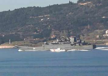 Rus savaş gemisi Akdeniz'e iniyor