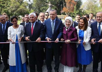 Erdoğan, Şili'de Türkiye Parkı’nın açılışını yaptı