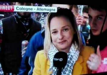 TV muhabiri canlı yayında tacizi anlatırken tacize uğradı