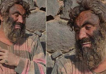 30 yıl sonra yıkandı ve tıraş oldu
