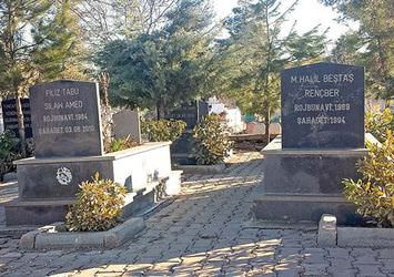 Belediye mezarlığında sözde PKK şehitliği