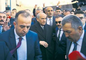 Bahçeli'den ameliyat sonrası ilk mesai