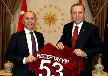 Cumhurbaşkanı Erdoğan, Trabzonspor Başkanı Usta'yı kabul etti