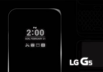 LG G5'in ekranı hep açık olacak!