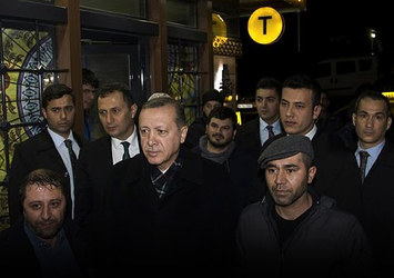 Erdoğan esnafla sohbet etti