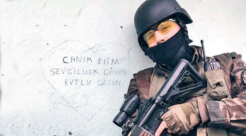 Sur'da görevli özel harekatçıdan eşine duygulandıran mesaj - 1
