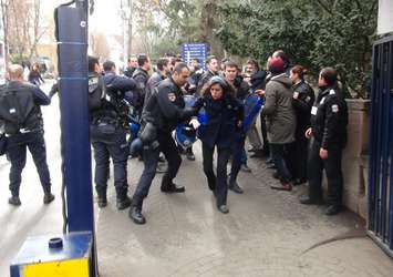 Ankara Üniversitesi Cebeci Yerleşkesi'nde arbede