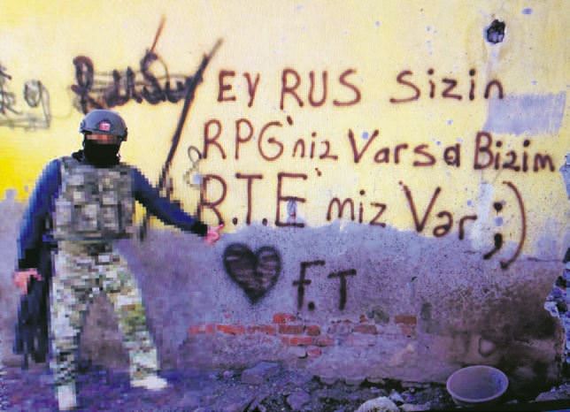 Özel Harekat'tan Ruslara anlamlı mesaj: Ey Rus... - 1