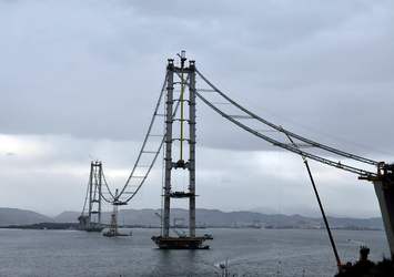 Körfez Köprüsü'nde ilk 275 metre tamamlandı