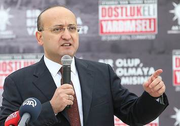 Akdoğan: Terör örgütüne silah, Türkiye'ye taziye