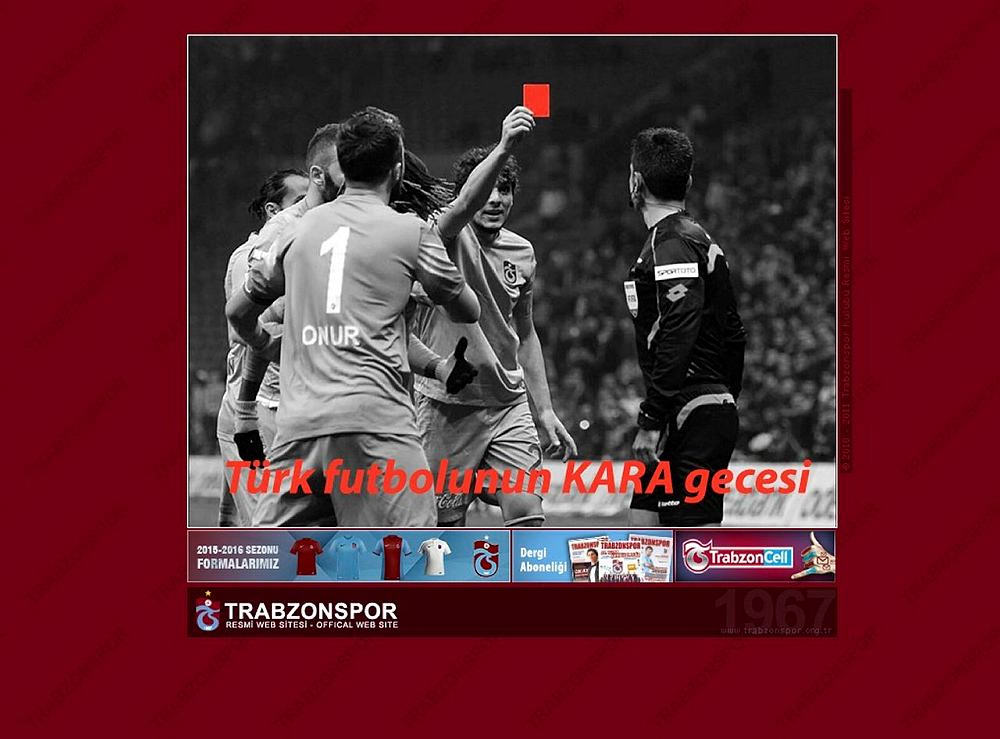 Trabzonspor'dan kırmızı kartlı mesaj - 1