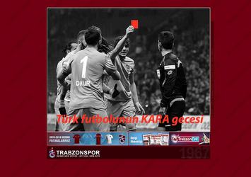 Trabzonspor'dan kırmızı kartlı mesaj