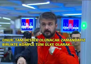 Taraftarı Onur Kıvrak böyle sakinleştirdi