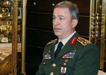 Genelkurmay Başkanı Akar'dan taziye mesajı