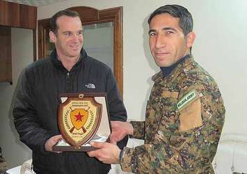 PKK'dan plaket alan McGurk: 'Türkiye'siz başaramazdık'