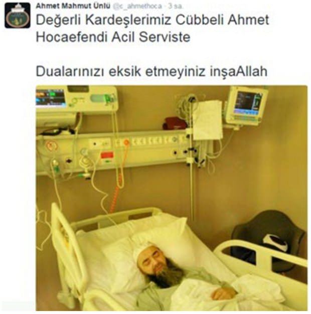Cübbeli Ahmet hoca hastaneye kaldırıldı - 1