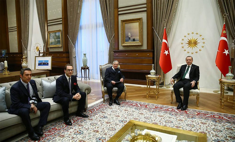 Cumhurbaşkanı Erdoğan Rahmi Koç ve Ömer Koç’u kabul etti