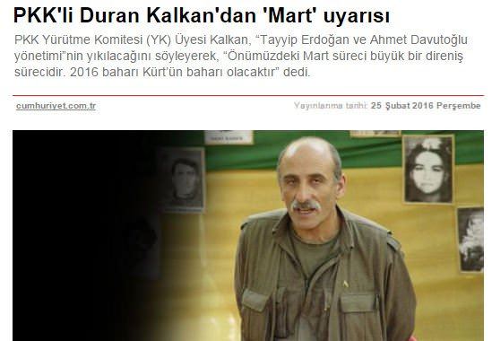 Cumhuriyet Gazetesi'nden PKK skandalı - 1