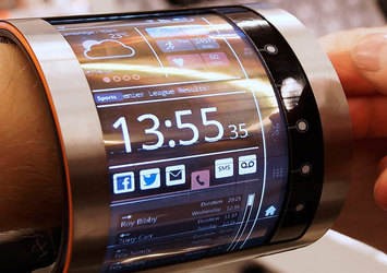 Telefon ekranları gelecekte böyle olacak