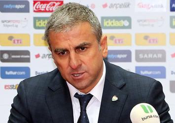 Bursaspor Teknik Direktörü Hamzaoğlu: Mustafa Denizli için üzüldüm