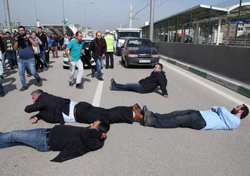 Oyak Renault eyleminde arbede