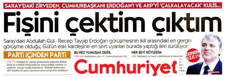 Abdullah Gül Cumhuriyet’i yalanladı