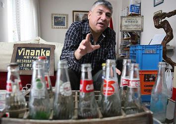 20 yılda 70 bin gazoz kapağı topladı