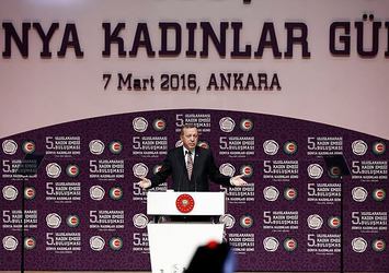 Erdoğan: Aile kurumunu yıkarak kadını özgürleştiremezsiniz