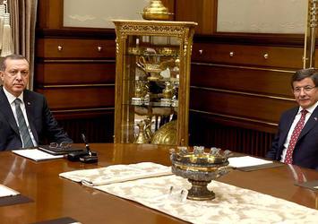 Cumhurbaşkanı Erdoğan, Başbakan Davutoğlu'nu kabul etti