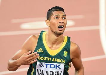 Van Niekerk tarihe geçti