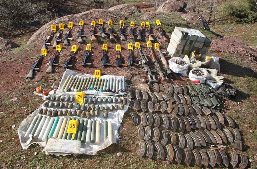 Şırnak Merkez'de çok sayıda mühimmat ele geçirildi - 1