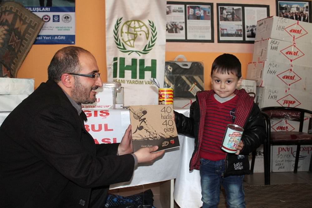 Koca yürekli çocuk!