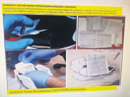 Cezaevindeki PKK’lılara spor ayakkabılı mesaj - 1