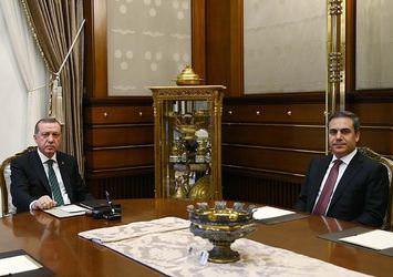 Cumhurbaşkanı Erdoğan, MİT Müsteşarı Fidan'ı kabul etti